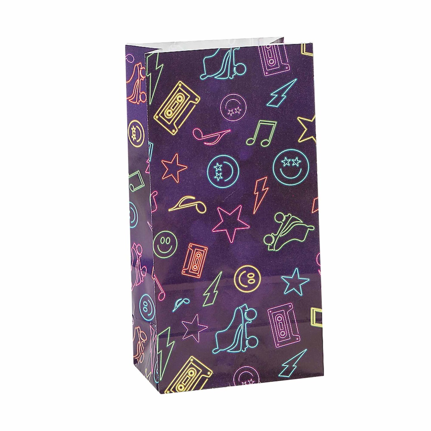 Retro Vibes Treat Bags - 12 Pc.
