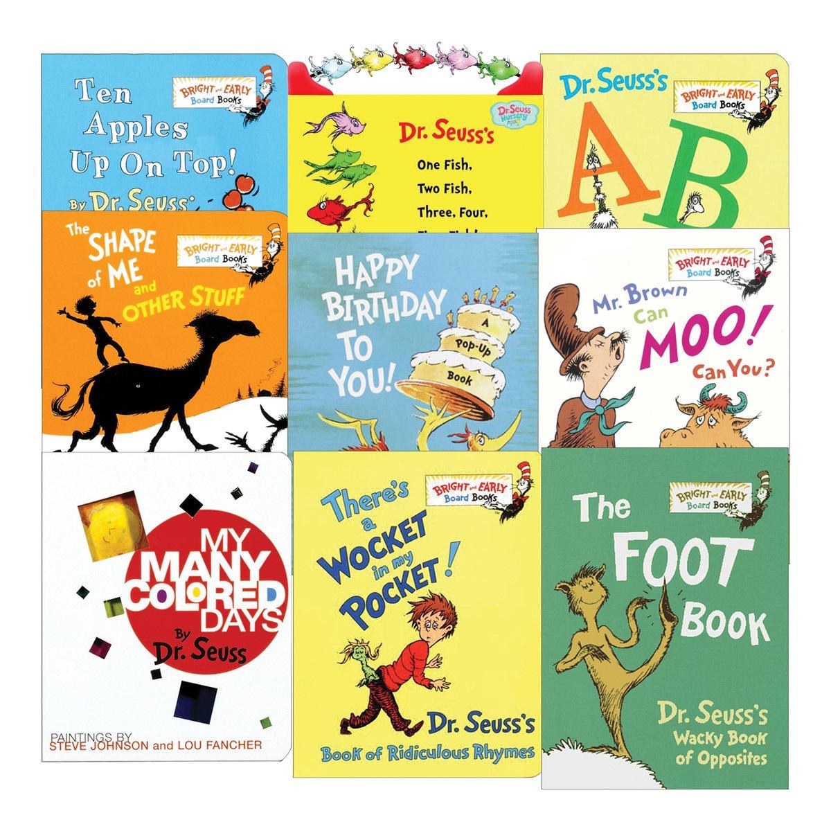 Kaplan Early Learning Company Dr. Seuss Board Books - Set of 9