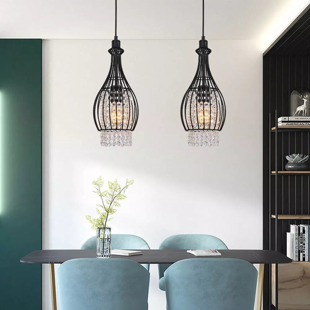 Kitcheniva 2 Pcs Pendant Lighting Kitchen Island Chandelier