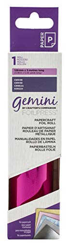 Gemini FoilPress Papercraft Foil - Cerise 5.46 yard roll