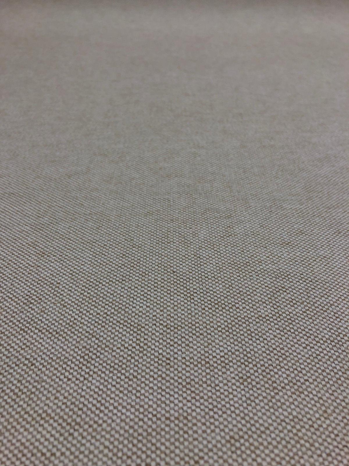 1 Yard Heavy Cotton Linen Symphony Beige Upholstery Fabric 60 Inches Wide