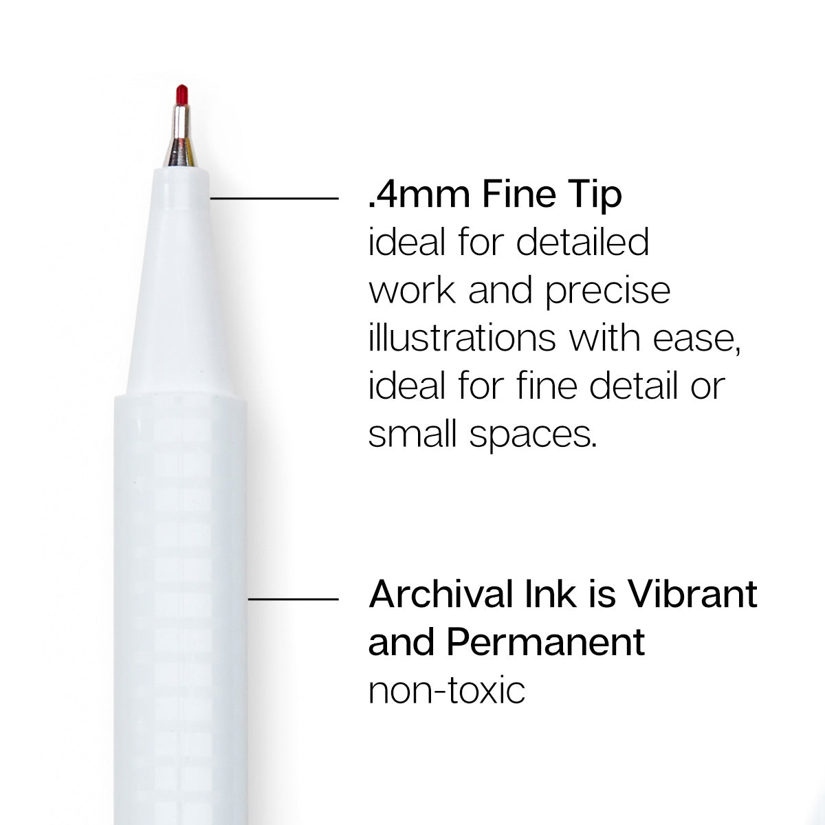 KINGART&#xAE; Fine Line Pens 24 Colors