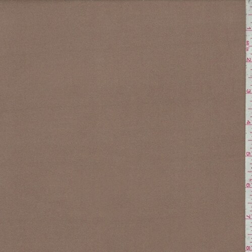 Cocoa Brown Double Brushed Jersey Knit Fabric By the Yard