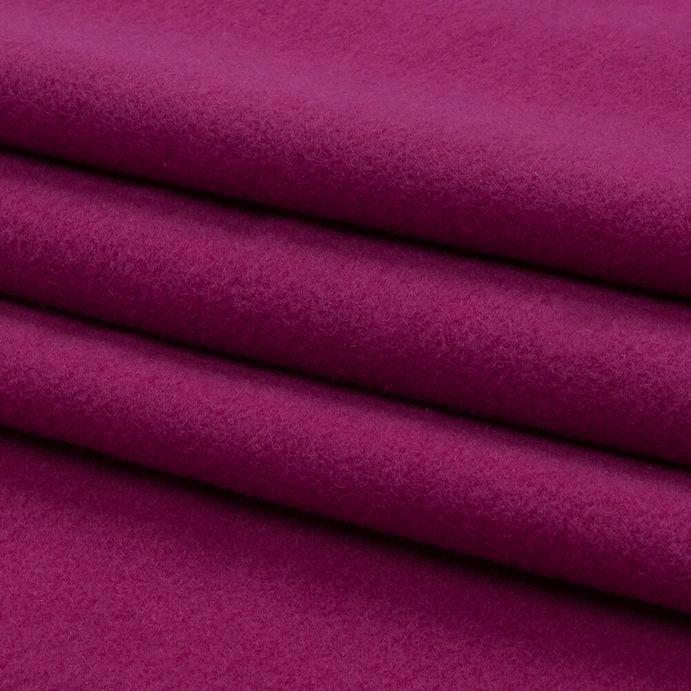1 Yard Wool and Cashmere Coating Made in Italy - Rose Violet - Alberini Collection 60’’ Width
