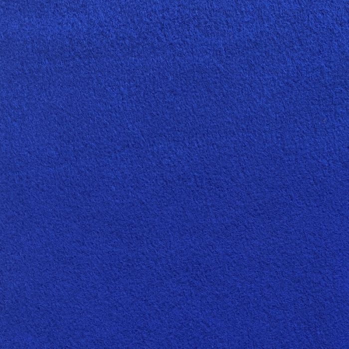 Solid Fleece No-Sew Throw Kit -Royal Blue/Mustard Yellow (50x60)