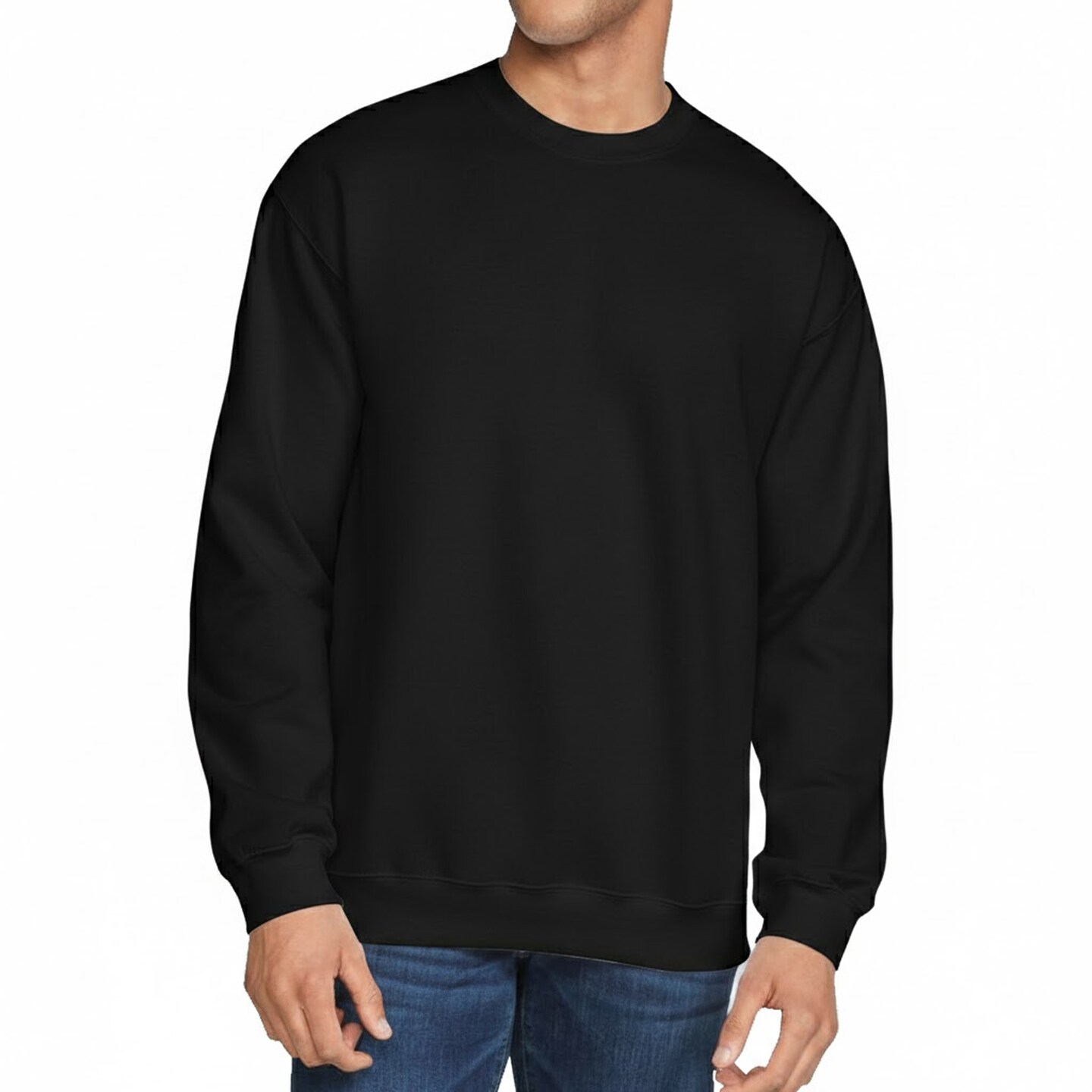 Gildan Softstyle Crewneck Sweatshirt, 80/20 Cotton Blend, Print-Ready Fleece
