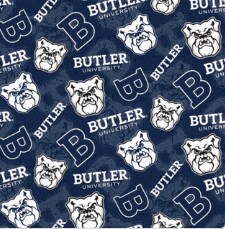 NCAA Butler University Tone on Tone Cotton BUT1178 Fabric by the Yard