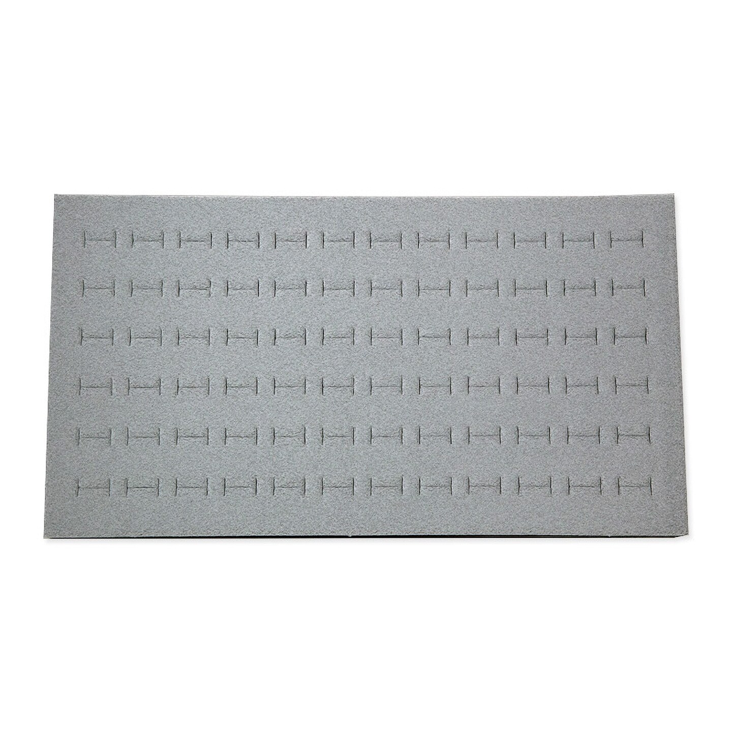 JewelrySupply Foam Ring Pad Standard Size Grey (Holds 72 Rings)