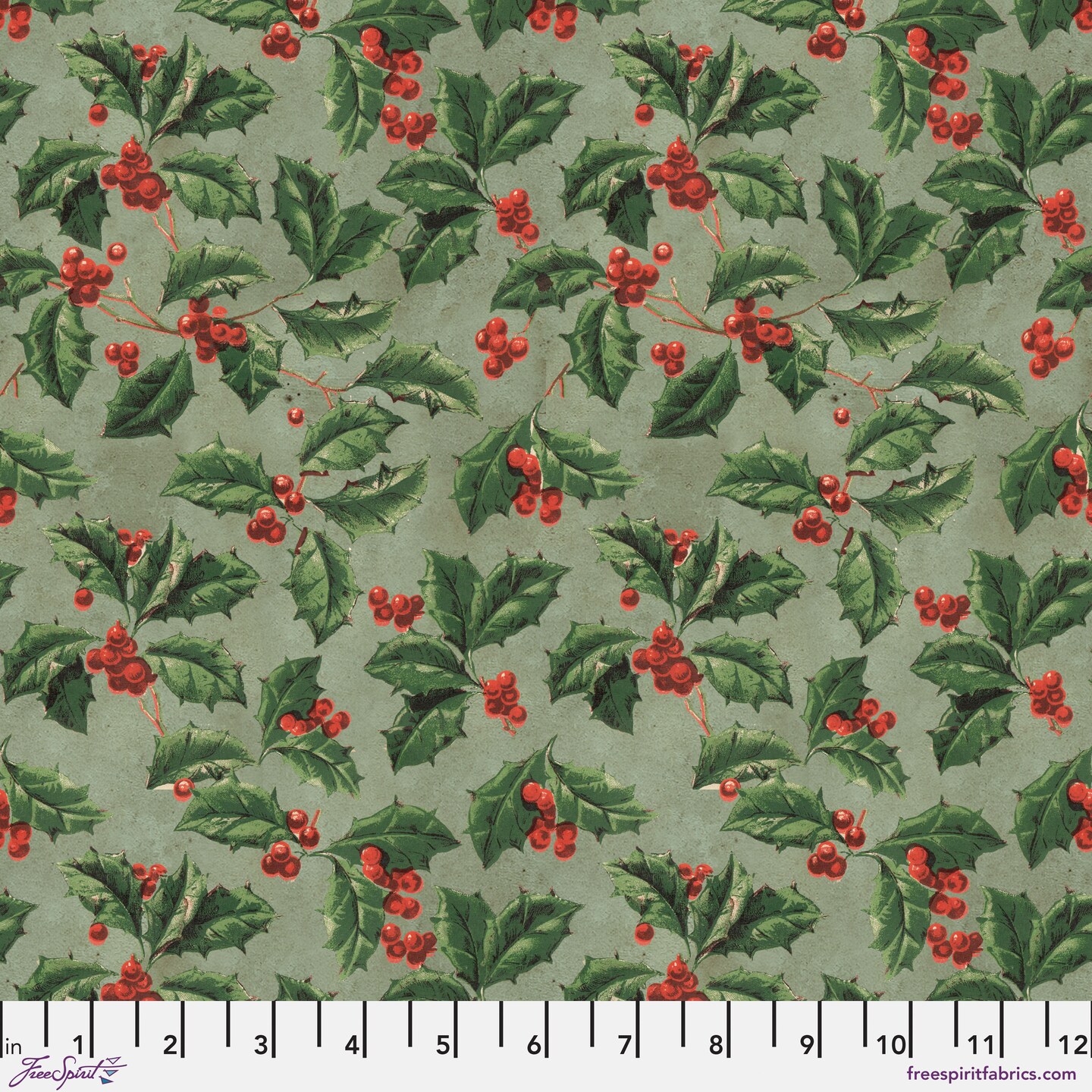 Holly in Christmas (pwth337.christmas) | Eclectic Elements Palette in Seasonal | Tim Holtz | Free Spirit