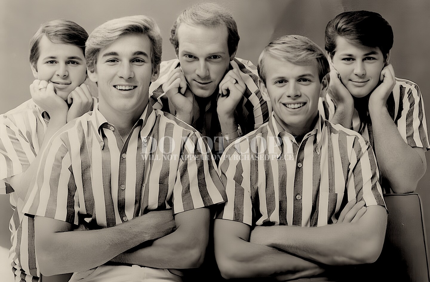 Beach Boys Photograph 11 X 17 | RARE 1964 Band Portrait | Brian