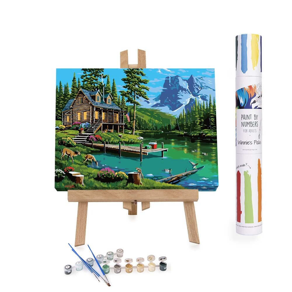 Hidden Harmony – Paint by Numbers Kit | DIY Painting | Canvas Art for ...