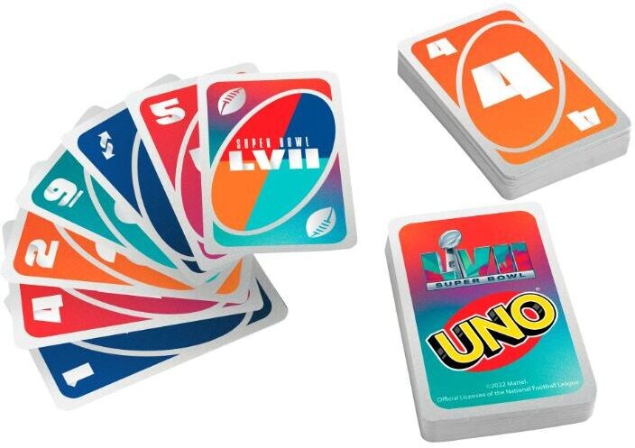 Mattel Games - UNO - Super Bowl [GAMES (MISC)] Card Game, Table Top ...