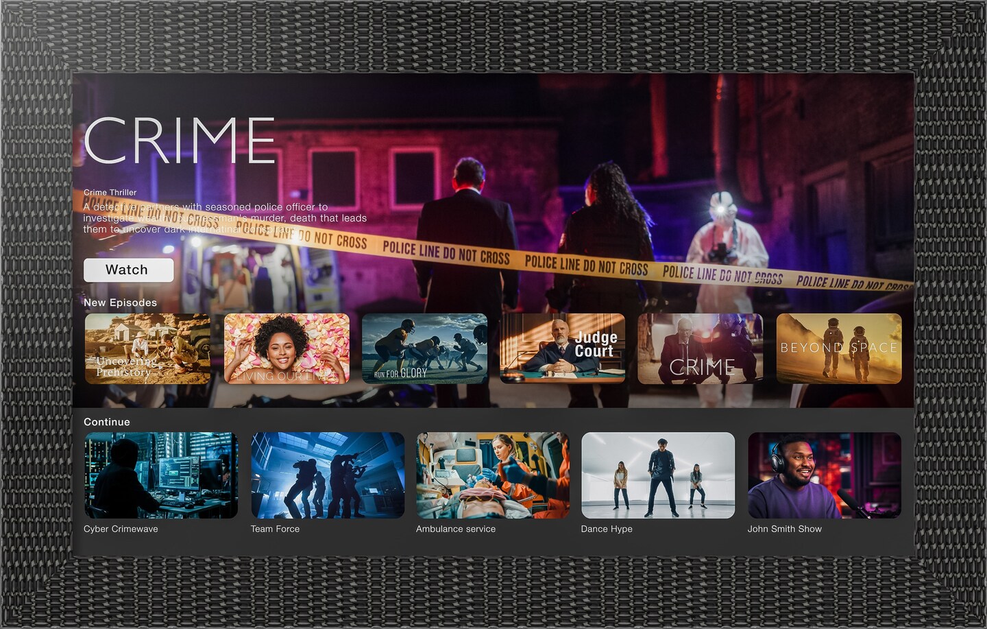 The Samsung Frame TV TV Frame, Ornate Frame TV (Fits 2021-2025 Models)