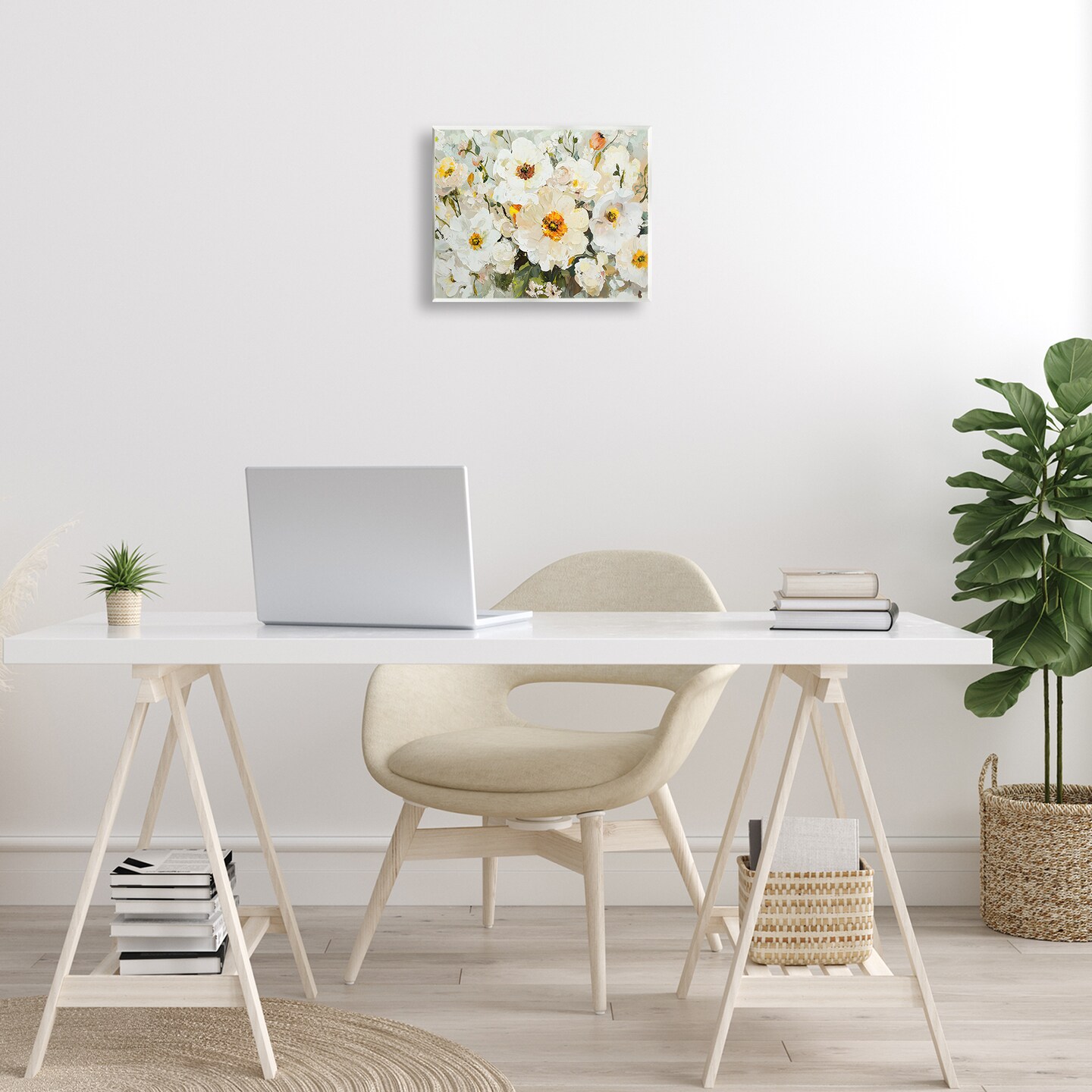 Stupell Industries Porcelain Flowers Bundle Wall Plaque Design by Franklyn Gregory