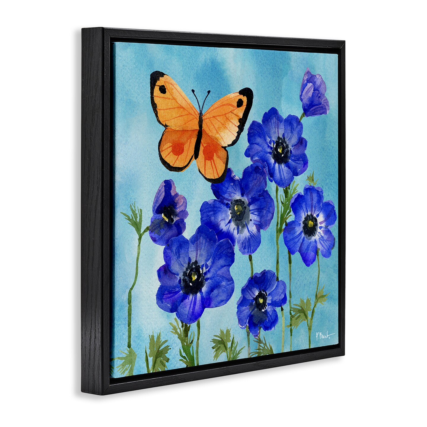 Stupell Industries Poetic Monarch Butterfly Floating Frame Design by Paul Brent