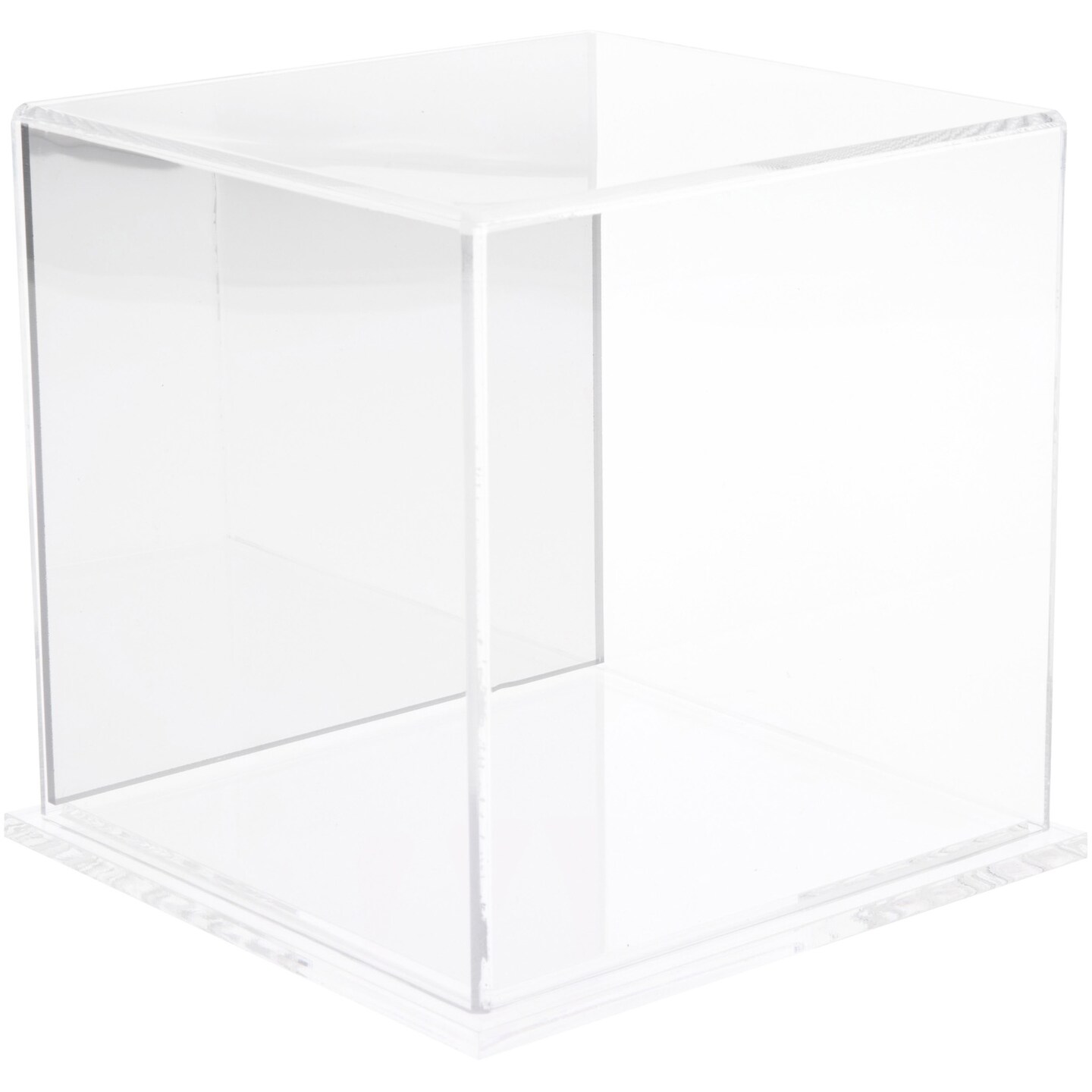 Plymor Clear Acrylic Display Case, 6&#x22; x 6&#x22; x 6&#x22;