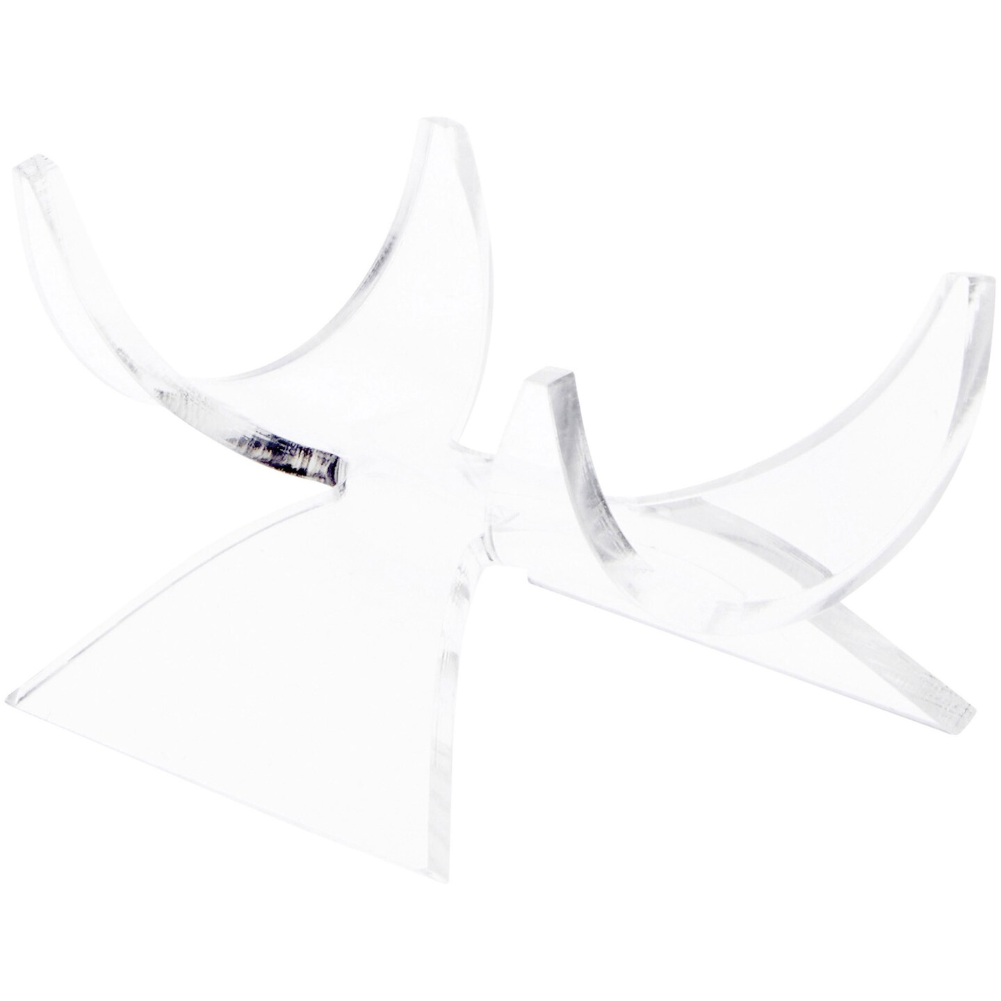 Plymor Clear Acrylic Fossil, Mineral or Crystal Display Holder Stand, 1.75&#x22; H x 2.875&#x22; W x 2.375&#x22; D