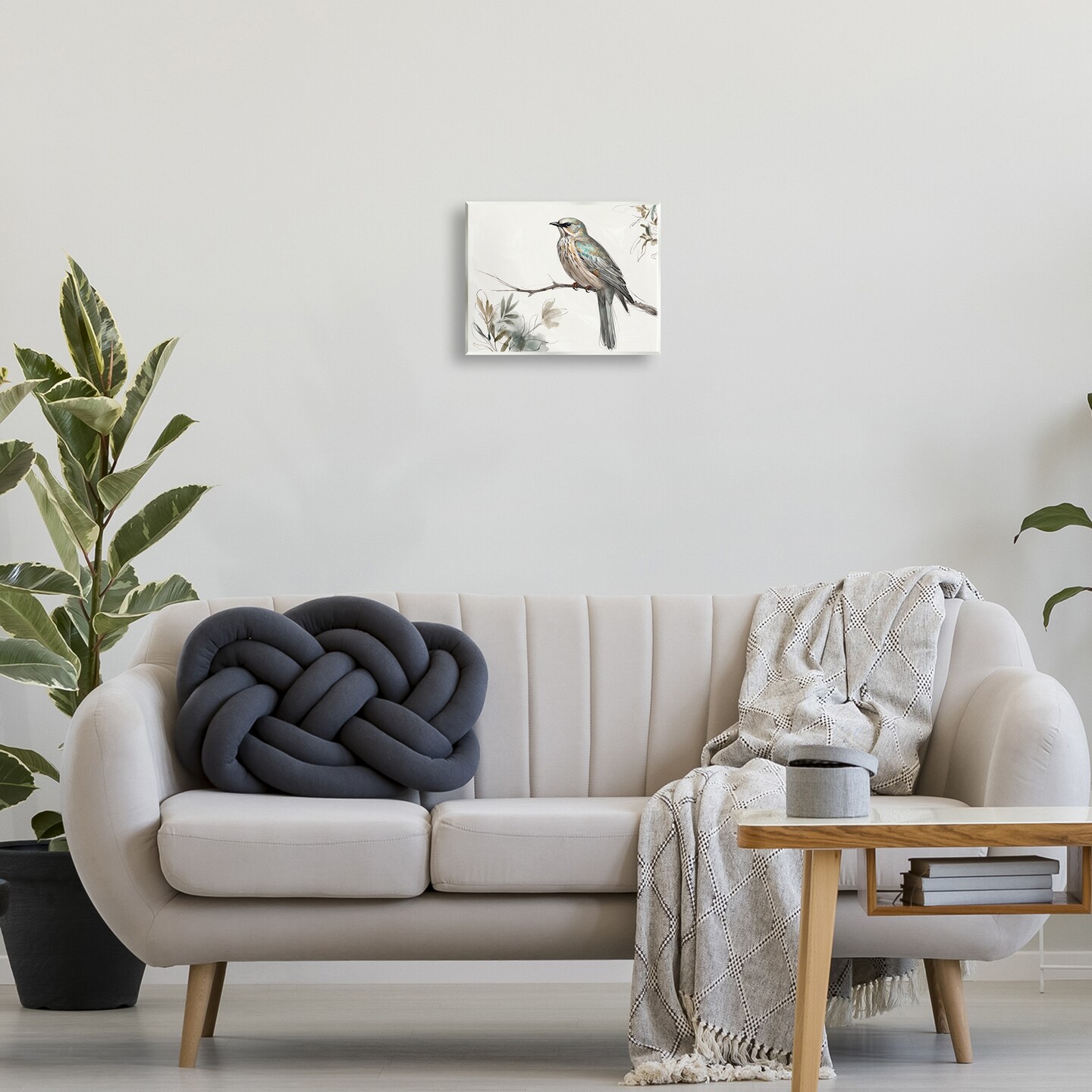 Stupell Industries Stoic Bird Wildlife Study Wall Plaque Design by LSR Creative Studio