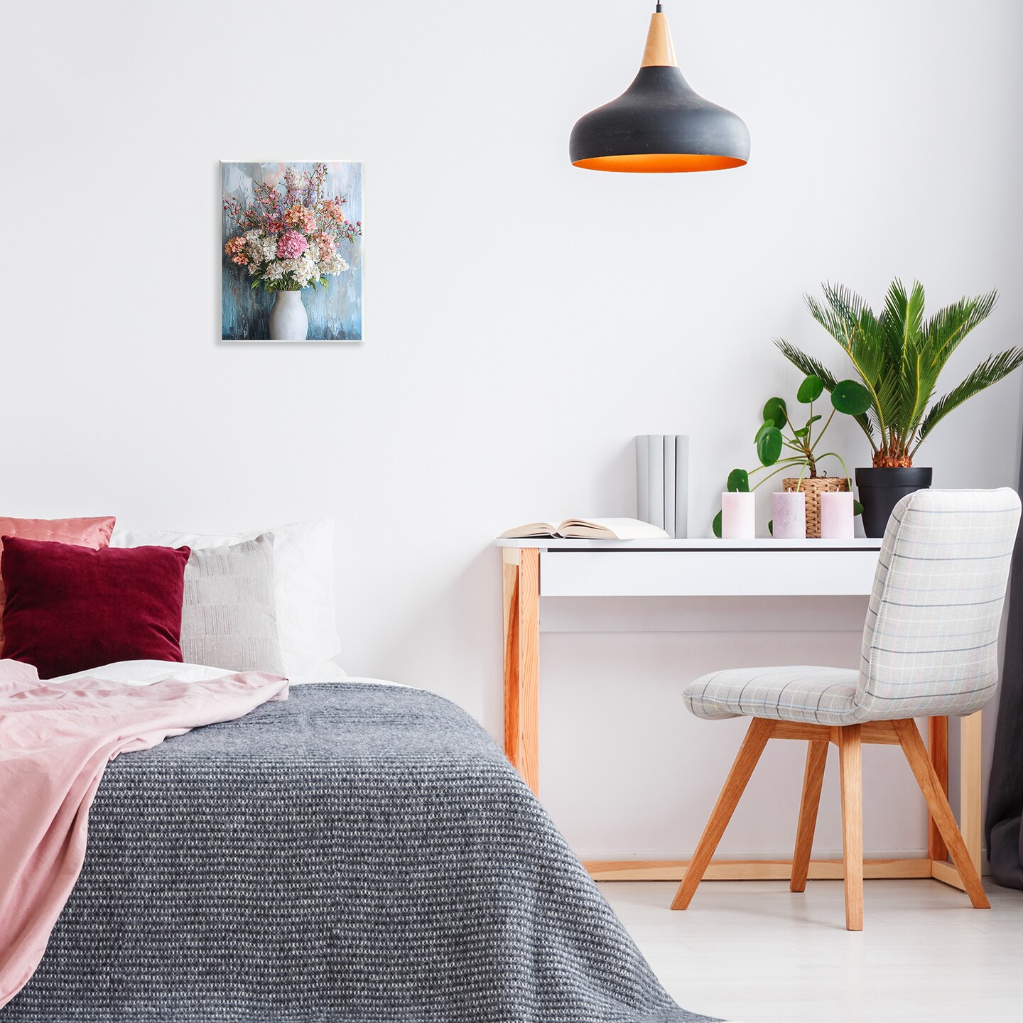 Stupell Industries Hydrangea Vase Still Life Wall Plaque Design by Franklyn Gregory