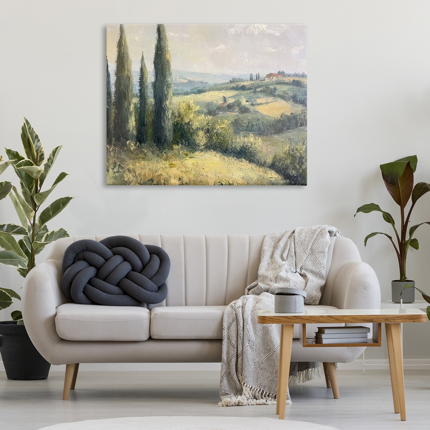 Stupell Industries Rolling Hills Country View Canvas Design by Petal Prints Design