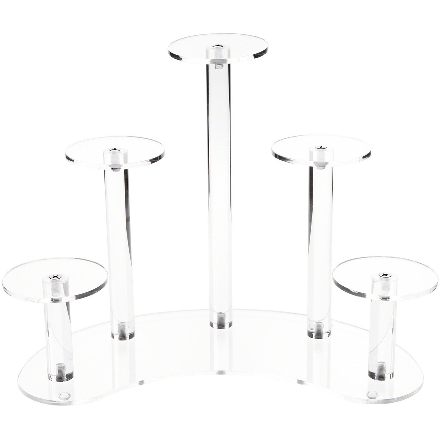 Plymor Clear Acrylic Multi-Pedestal Display Riser