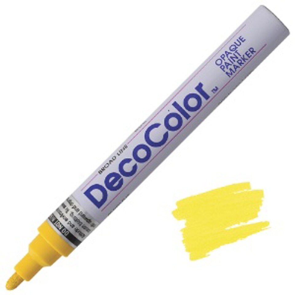 Deco Opaque Paint Markers – Broad Line Assorted Colors (Metallic & Bright Options)