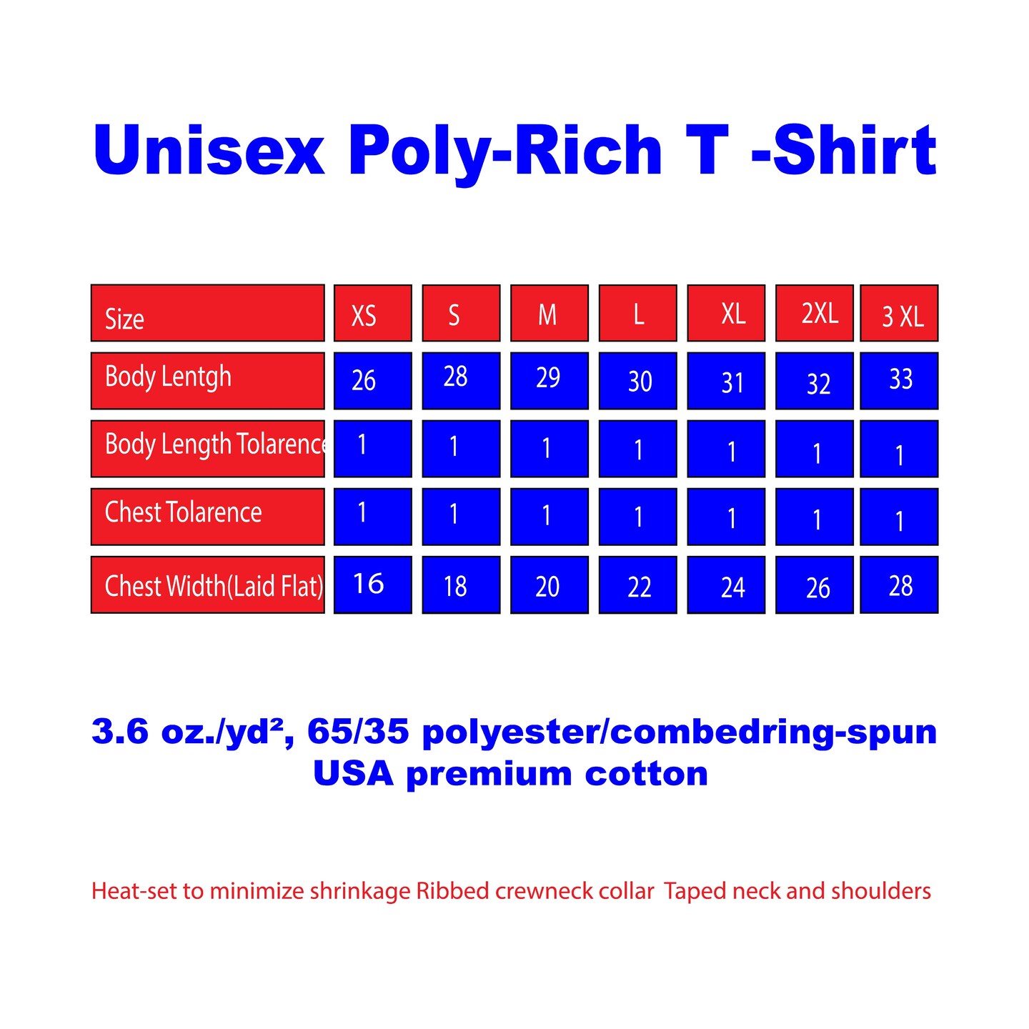 Tultex Men's Poly-Rich T-Shirt, Short Sleeve Blank Tee for Custom Printing & DIY Craft Projects