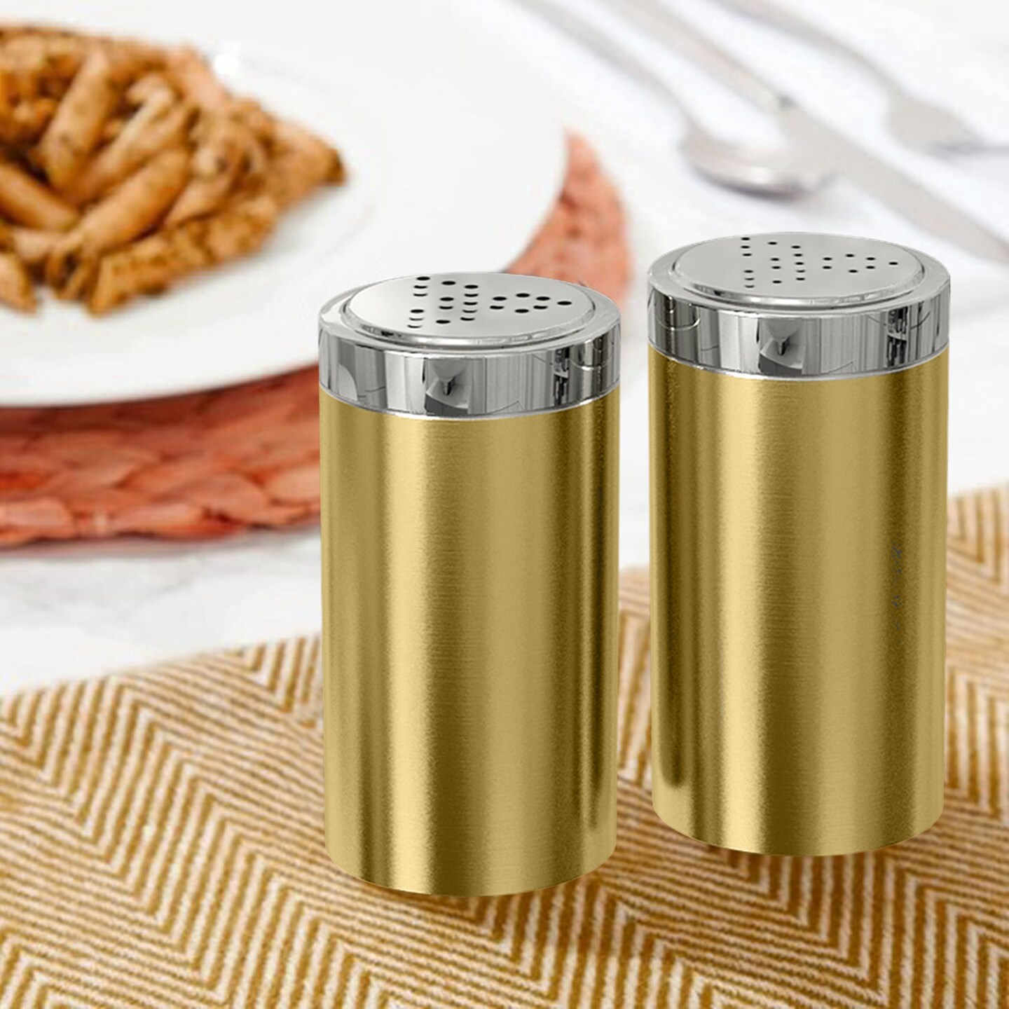 Jumbo Salt & Pepper Shaker, Color: Silver | Michaels