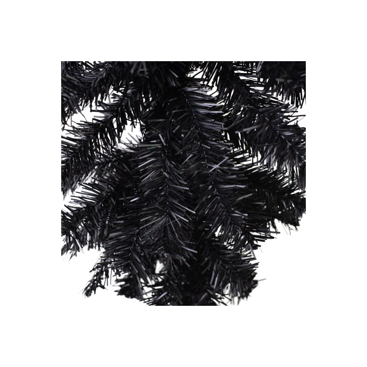 24&#x22; Pine Teardrop Swag, 55 Tips: Black
