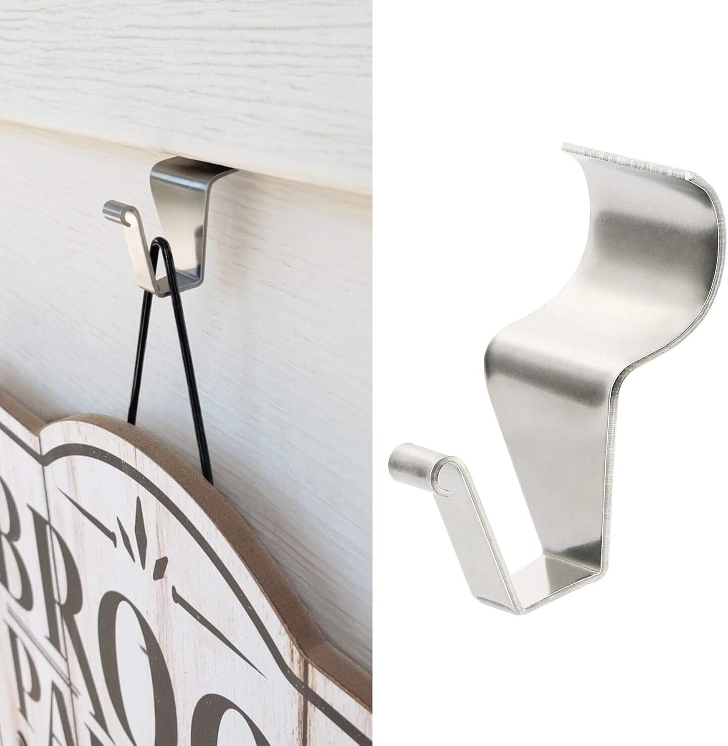 Vinyl Siding Hooks, (8 Pack) No Drilling Siding Clips