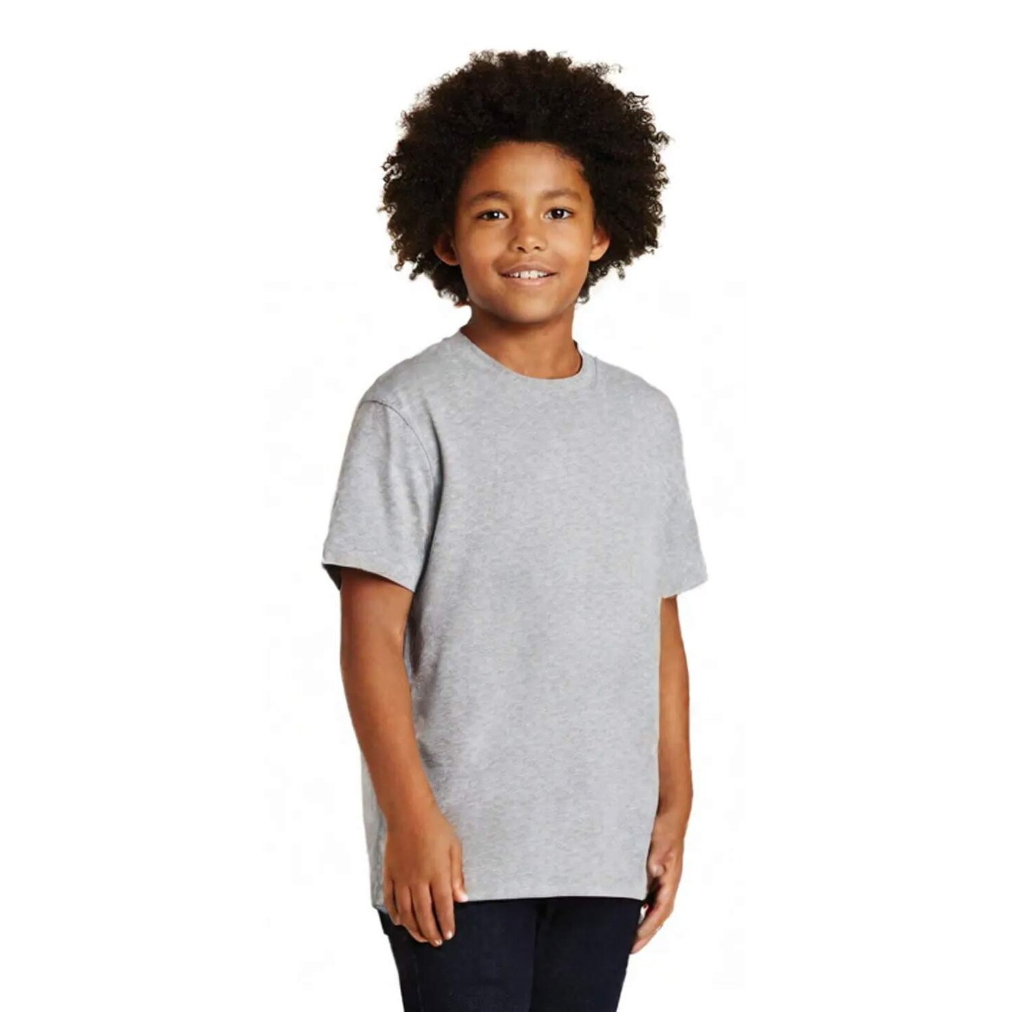 Gildan Heavy Cotton Youth Crewneck Short Sleeve T-Shirt 5000B – Kids Basic Tee for Everyday Wear