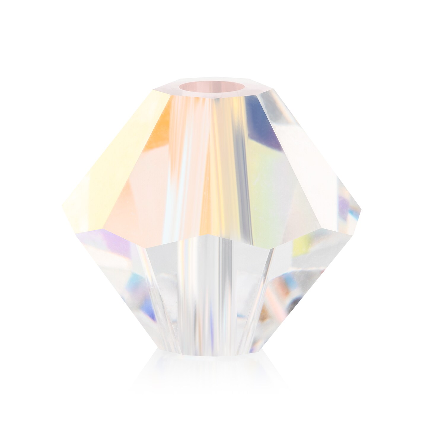 Preciosa 3mm Czech Glass Crystal Bicone Beads, 90pcs