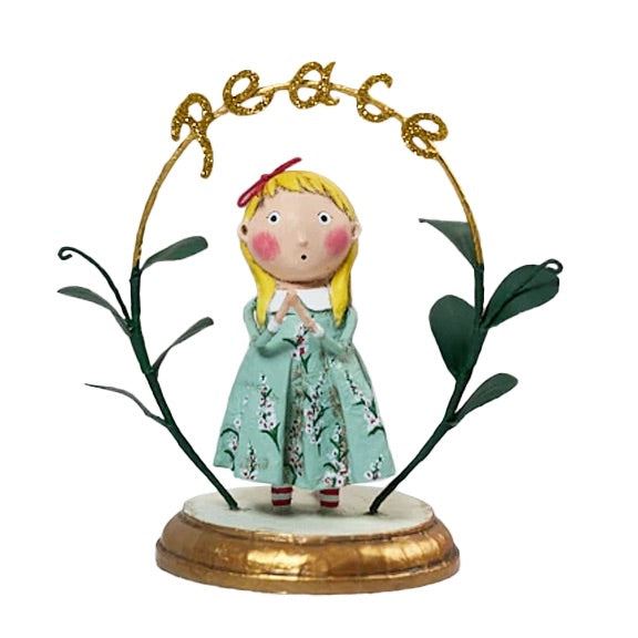 Lori Mitchell Christmas Collection: Praying for Peace Figurine
