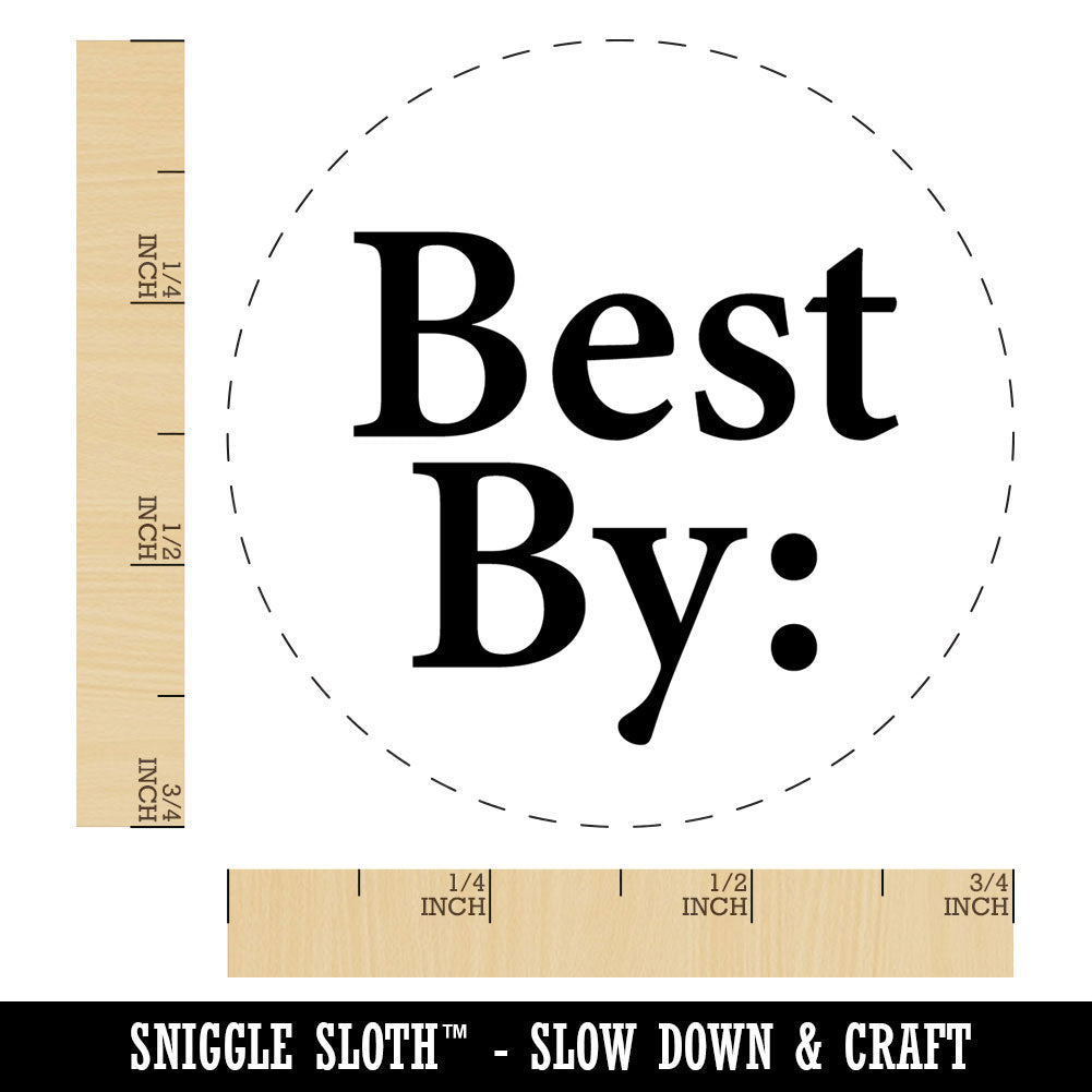 Best By Expiration Date Food Fill Rubber Stamp for Stamping Crafting Planners