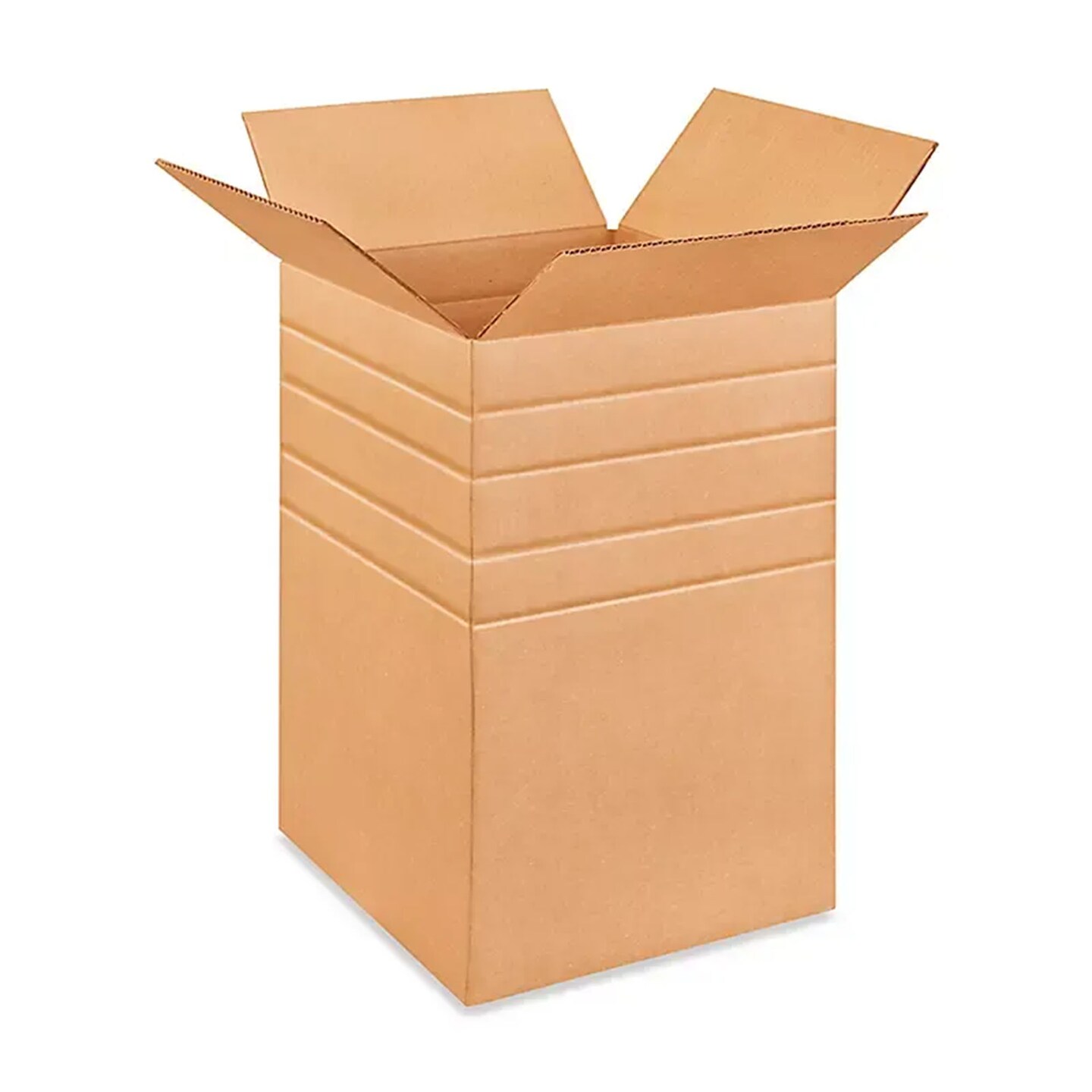 25 Pack Multi Depth Corrugated Boxes for Secure Packing Shipping and Storage 12 x 12 x 18 Inch