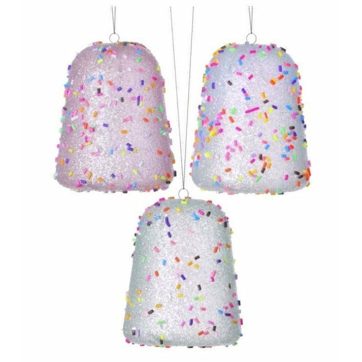 3.5&#x22; Candy Sprinkles Gumdrop Ornaments (Asst 3)