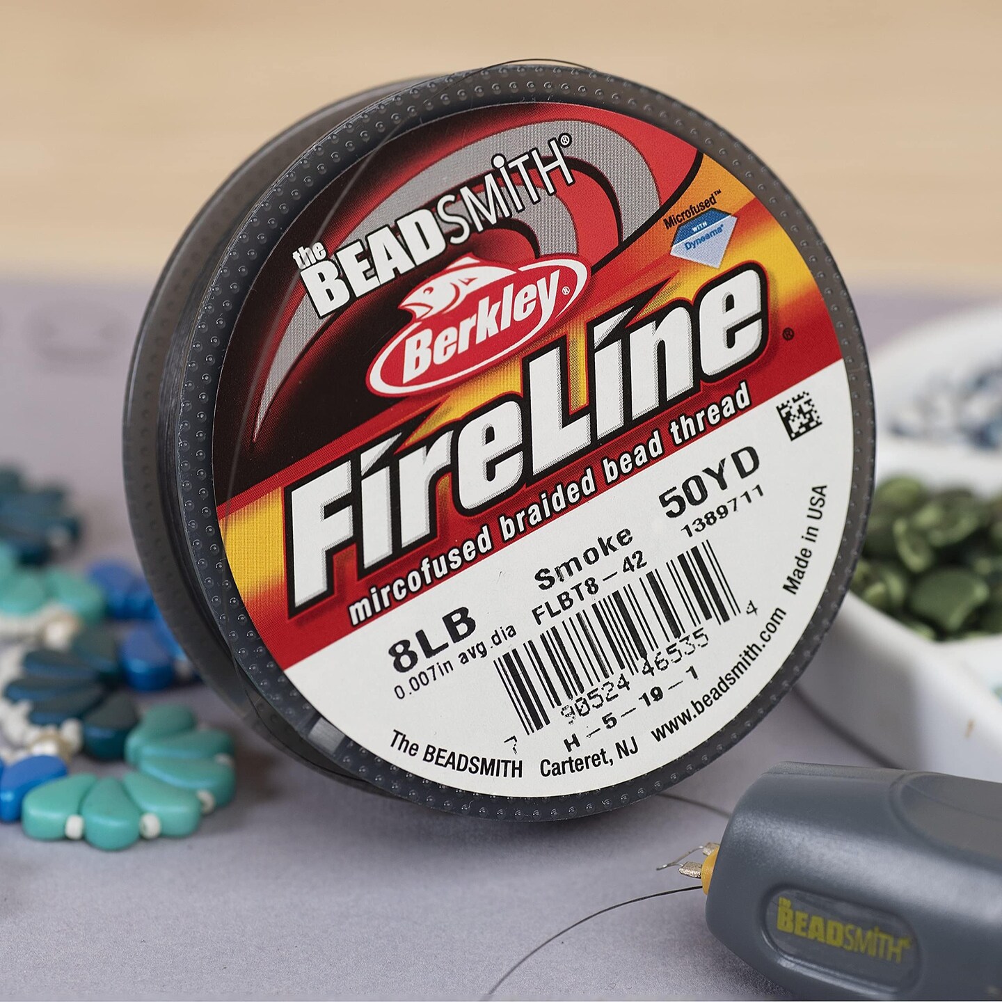 The Beadsmith Fireline by Berkley – Micro-Fused Braided Thread