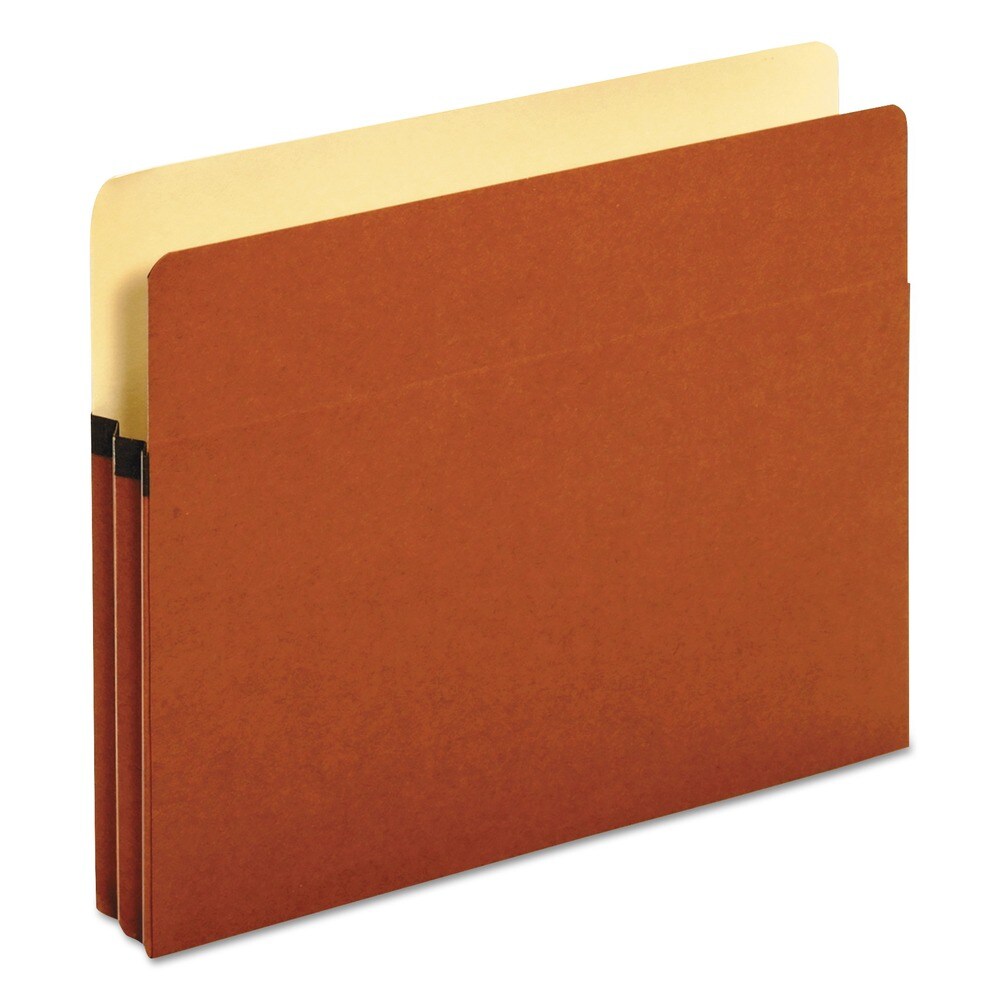 Universal 1-3/4 in. Straight Tab Expanding File Pockets - Letter, Redrope/Manila (25/Box)