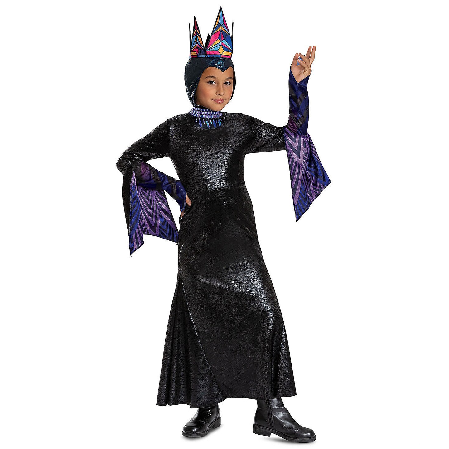 Kids Deluxe Disney Snow White Live Action Evil Queen Costume Medium