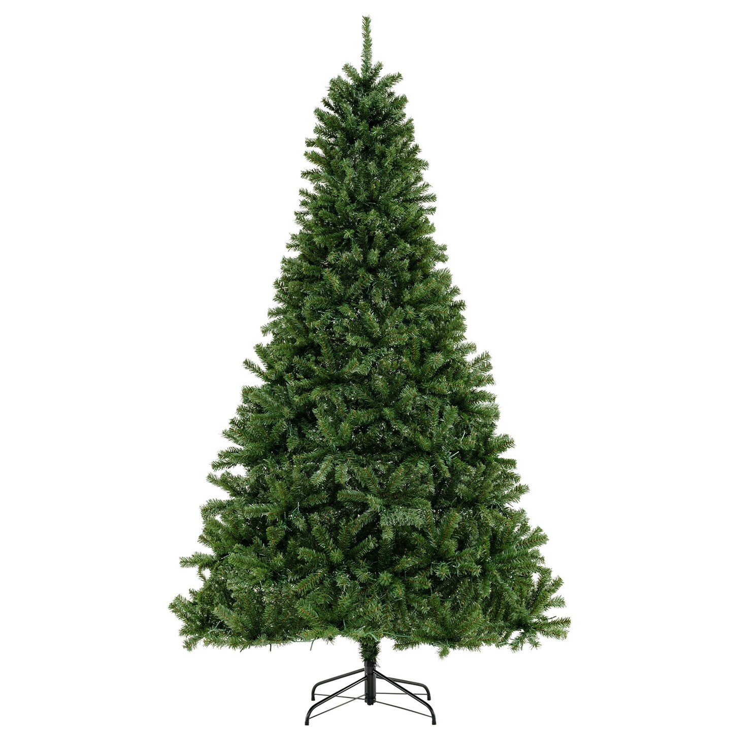 Green PVC and Metal Christmas Tree with 1200 LED Lights and Remote Control