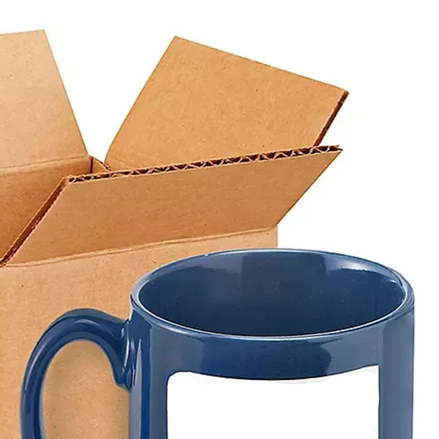 25 pcs Corrugated Kraft Shipping Boxes for Packaging Durable 4 x 4 x 4 Inch