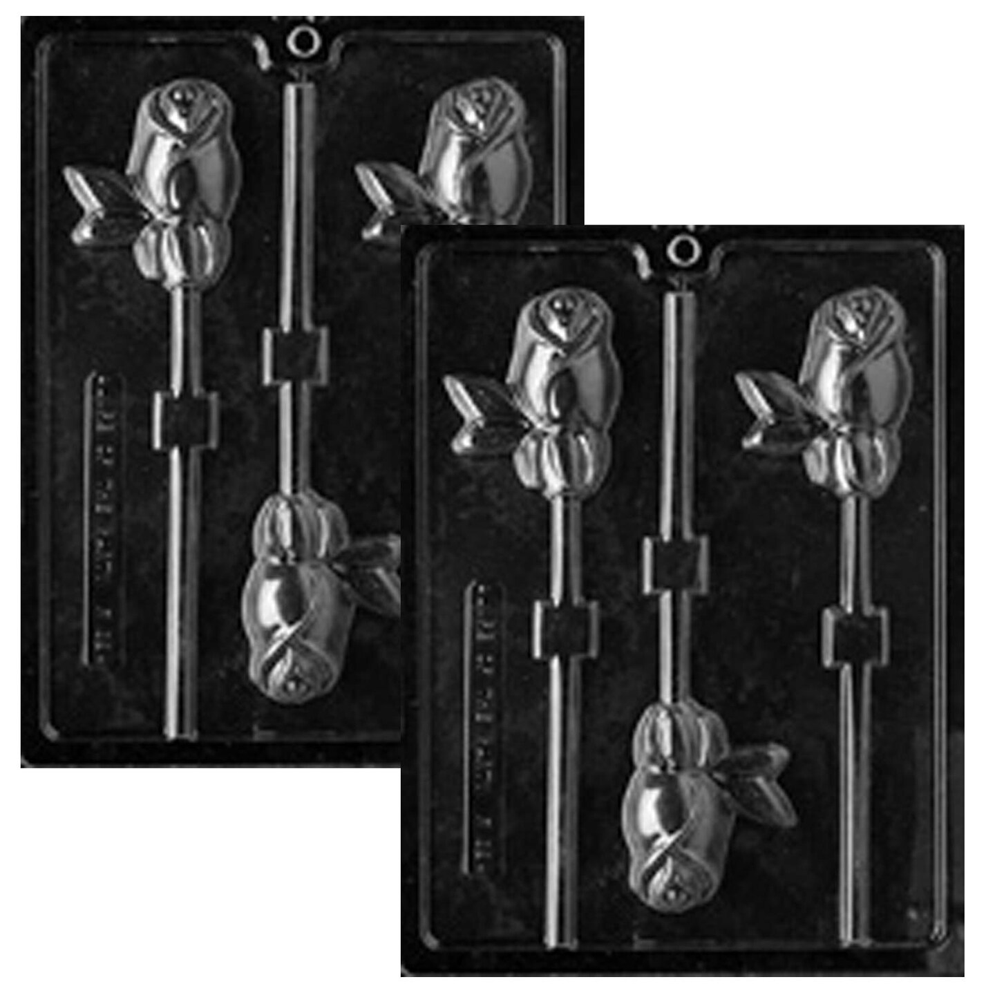 3D Rose Lolly Chocolate Mold