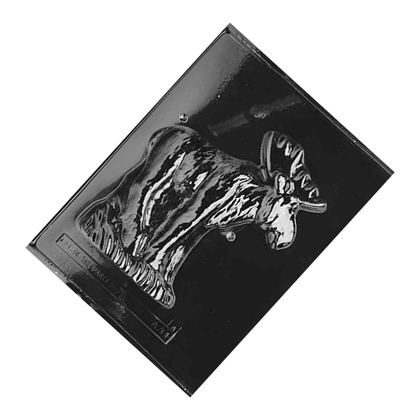 Jumbo 3D Moose Chocolate Mold Side A