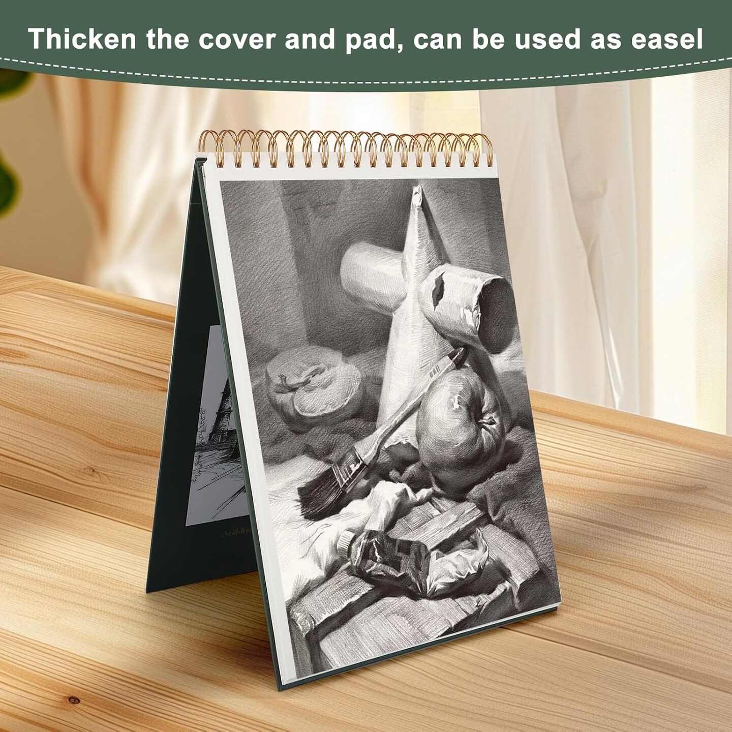 9&#x22; x 12&#x22; Sketch Book, 100 Sheets Spiral Bound Art Sketchbook