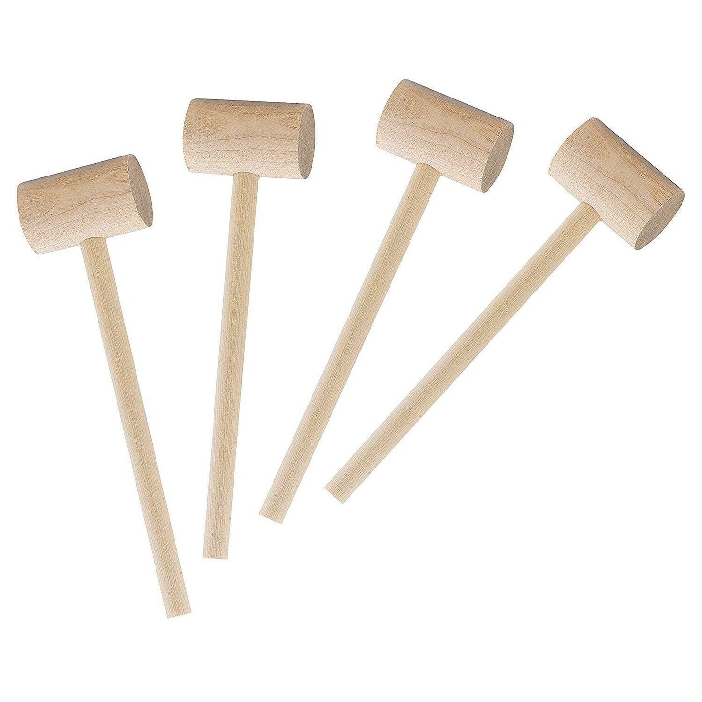HIC 7.75-inch Wooded Crab Mallet - Easily Crack Open Crab and Lobster Shells
