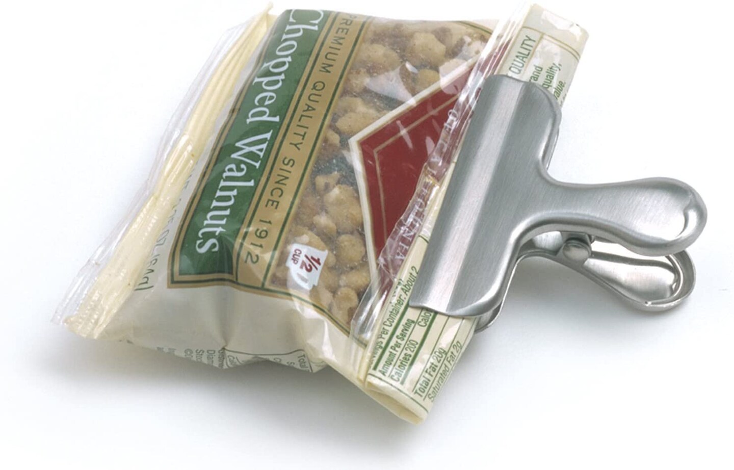 Norpro Stainless Steel Food Storage Mini Bag Clips - 2 Pack