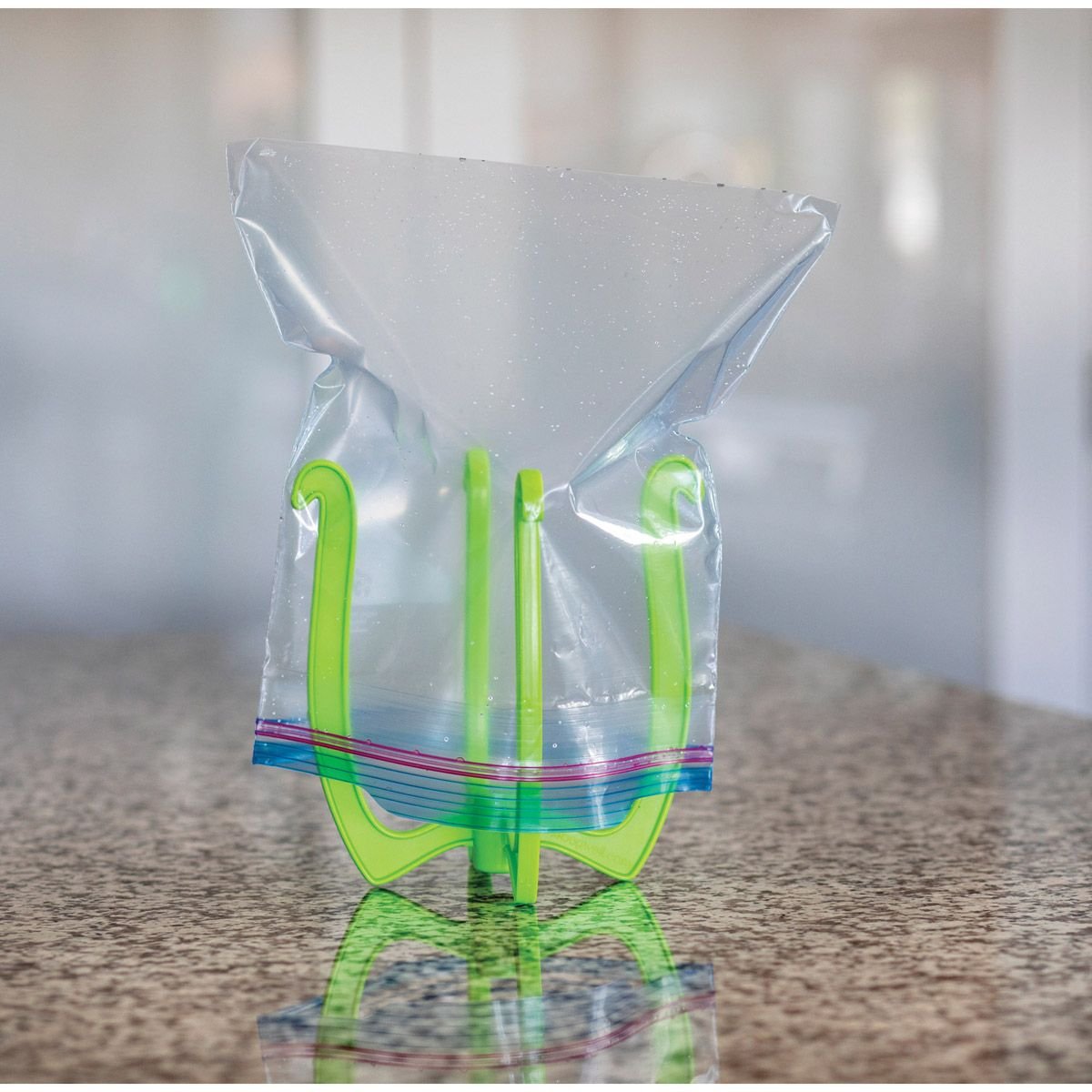 Bag Well Sealable Bag Holder for 1 Gallon Storage Bags