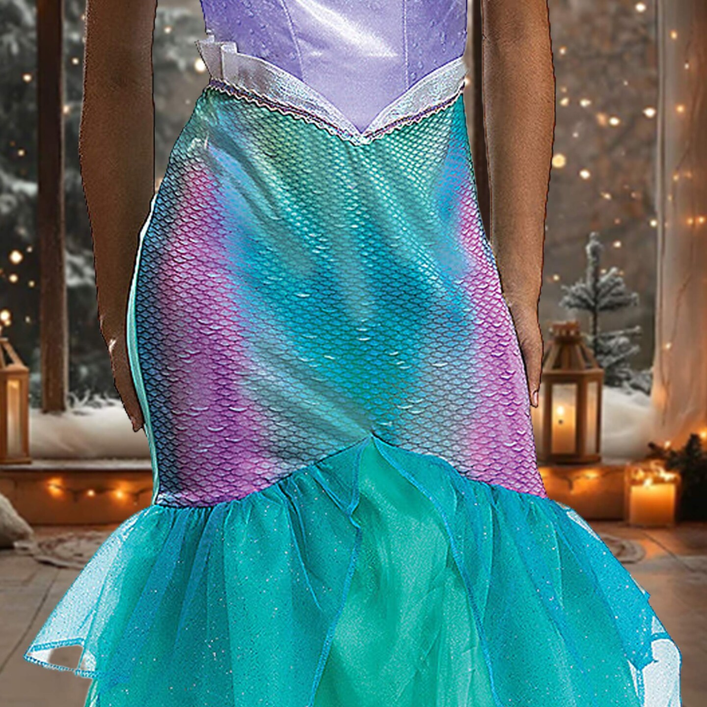 little mermaid womens dress The Little Mermaid Ariel Blue Dress Costume for Women | Adult | Womens | M | Blue