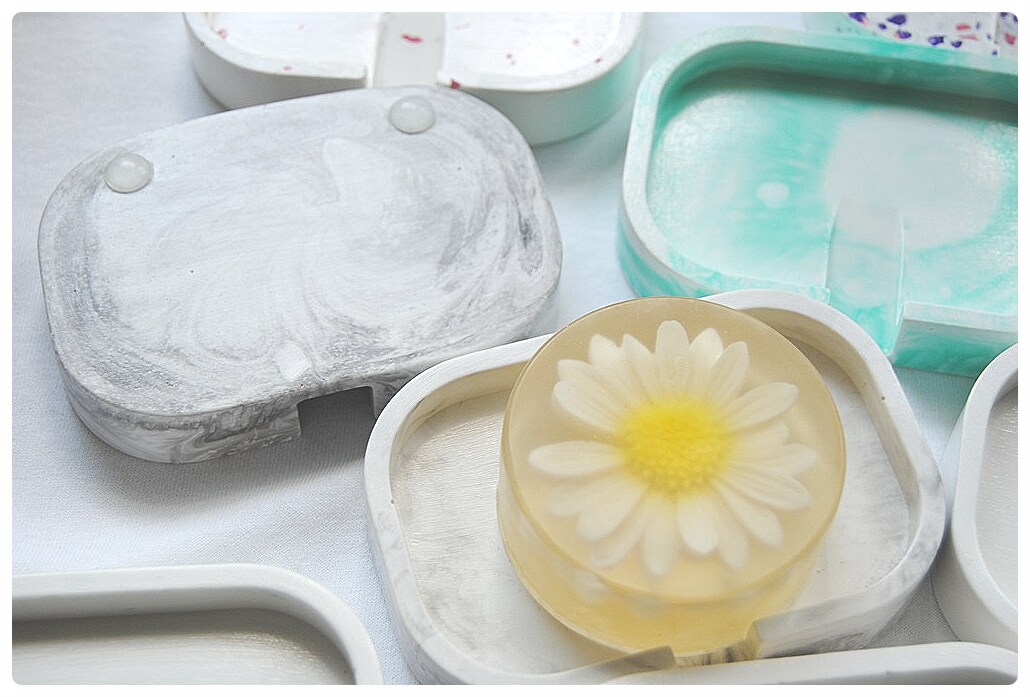 Soap Dish, Handmade Ceramic Draining Soap Dish, Soap Holder, Sink