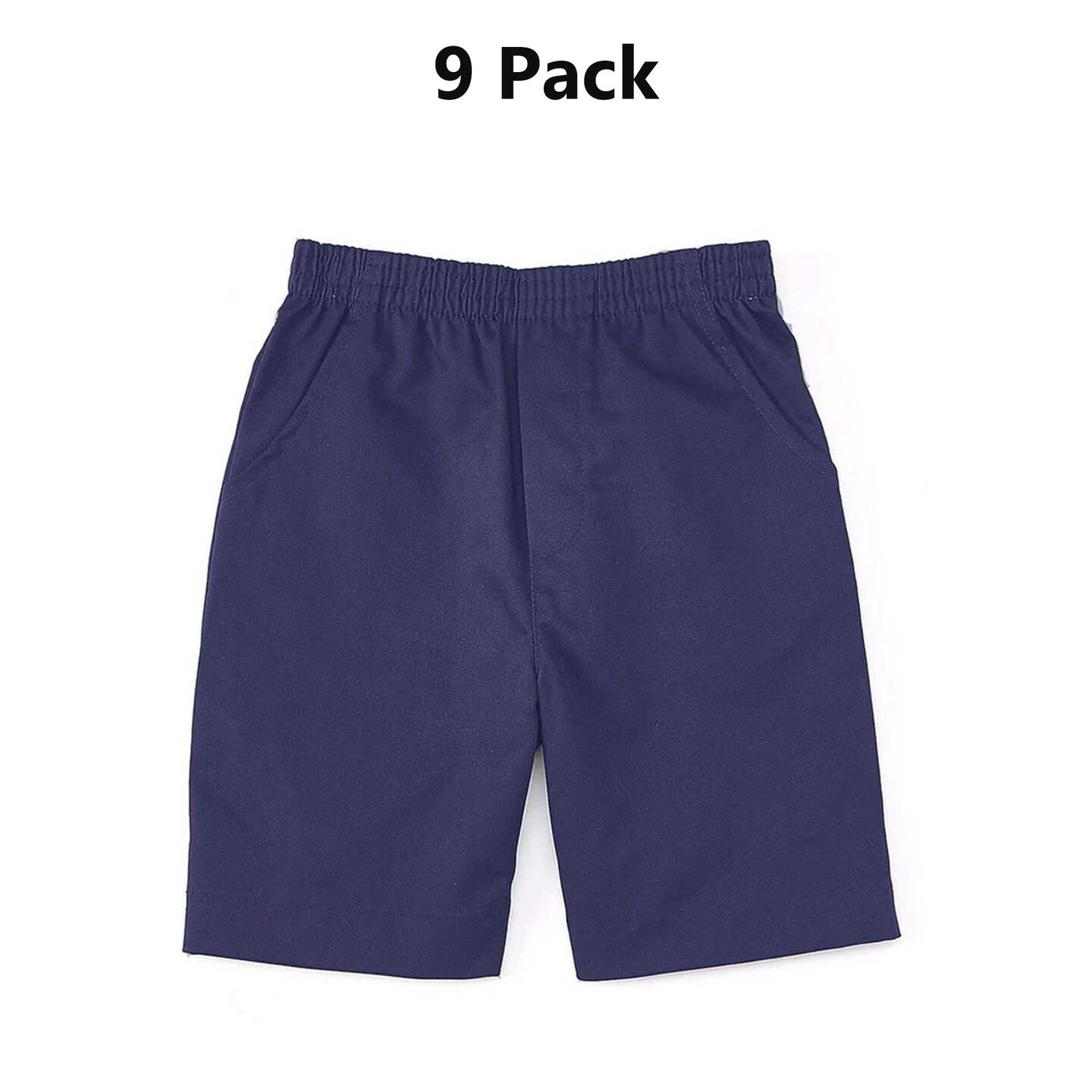 Boys All Elastic Waist Pull Up Shorts
